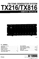 Yamaha TX-216 - Service Manual